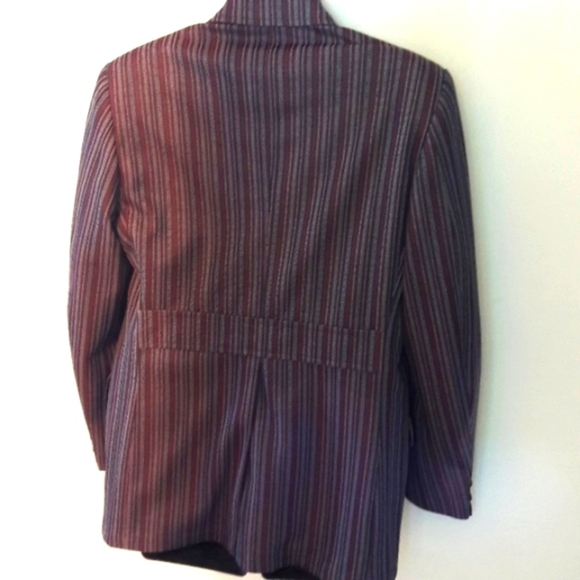 Retro ICON 70s Striped Blazer / Sportcoat, 42L - Picture 3 of 6